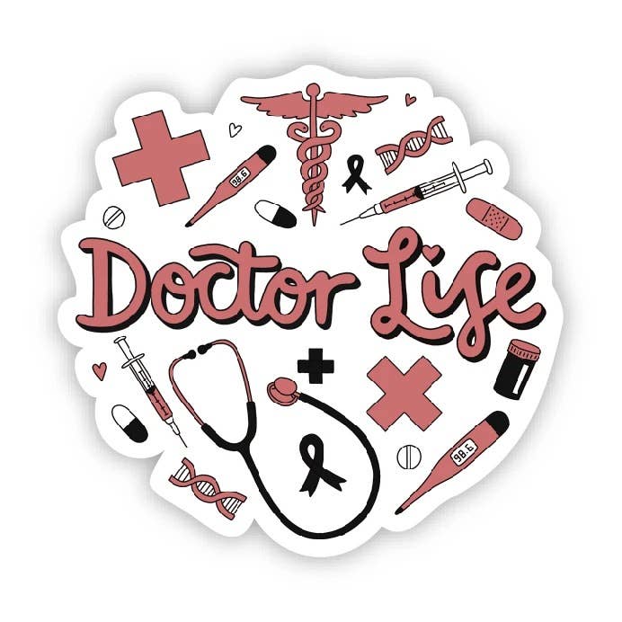 Doctor Life Sticker
