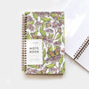 Monarch + Milkweed Spiral Bound Notebook