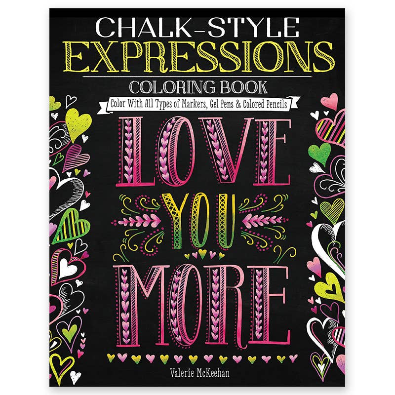 Chalk Expressions Coloring Book