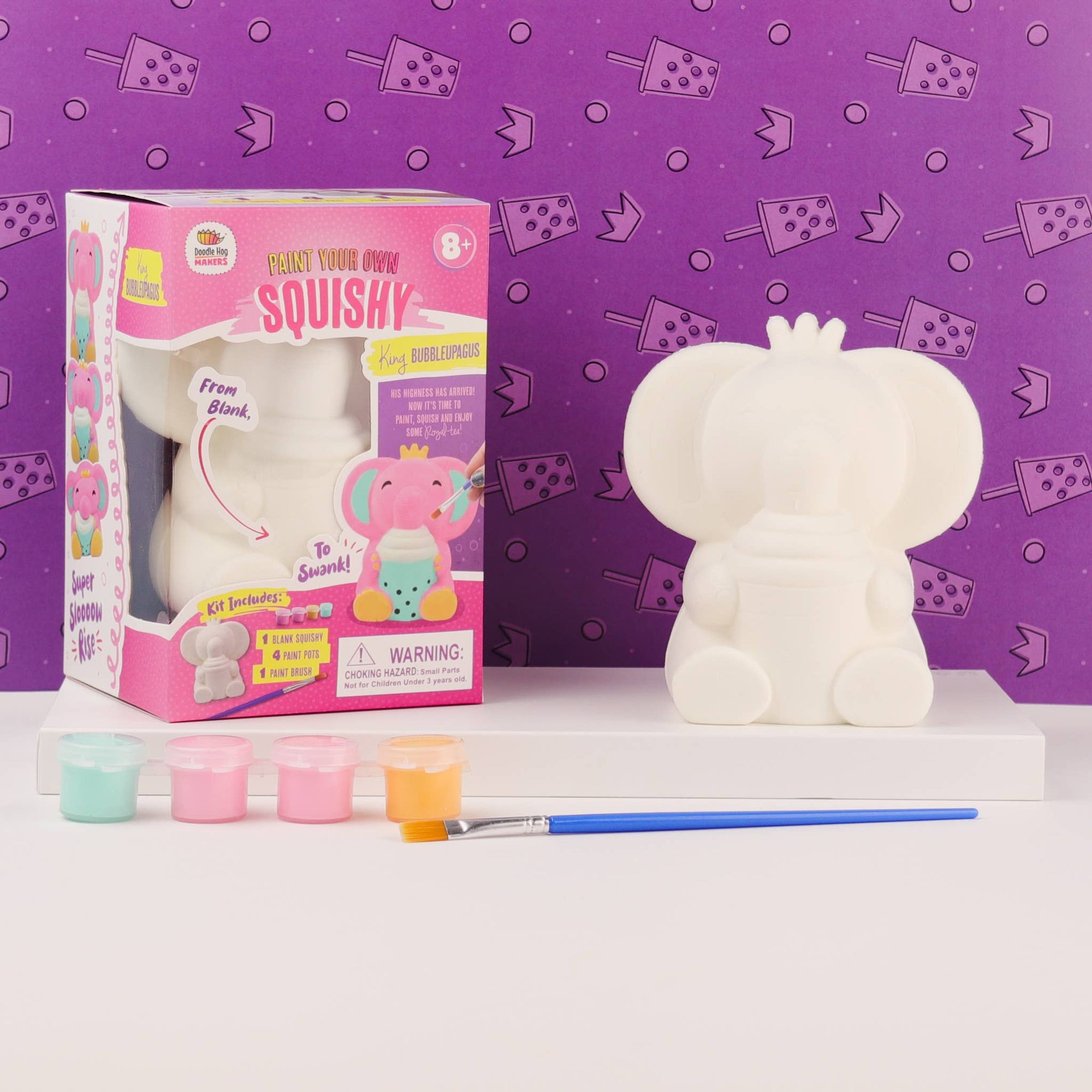 Paint Your Own Squishy Kit: Le Pizzasaurus - Colors & Cocktails Paint Your Own Squishy Kit: Le Pizzasaurus - Colors & Cocktails