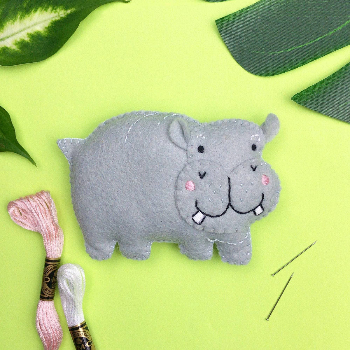 Henry the Hippo Felt DIY Sewing Kit