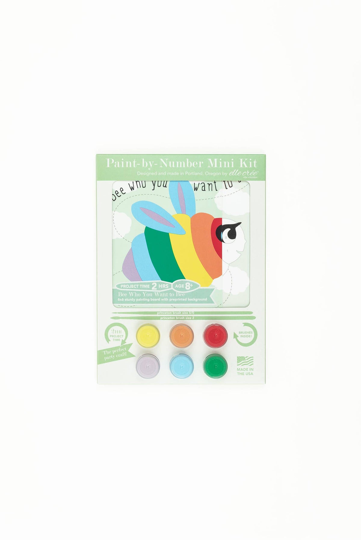Pride Bee MINI Paint-by-Number Kit