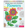 Flower Coloring Stickers