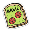 Avocado Toast Basic Sticker