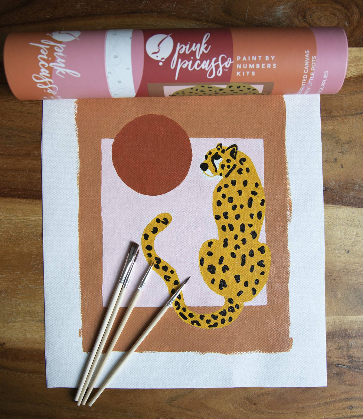 Pink Picasso Paint by Number (PBN)- Go Wild