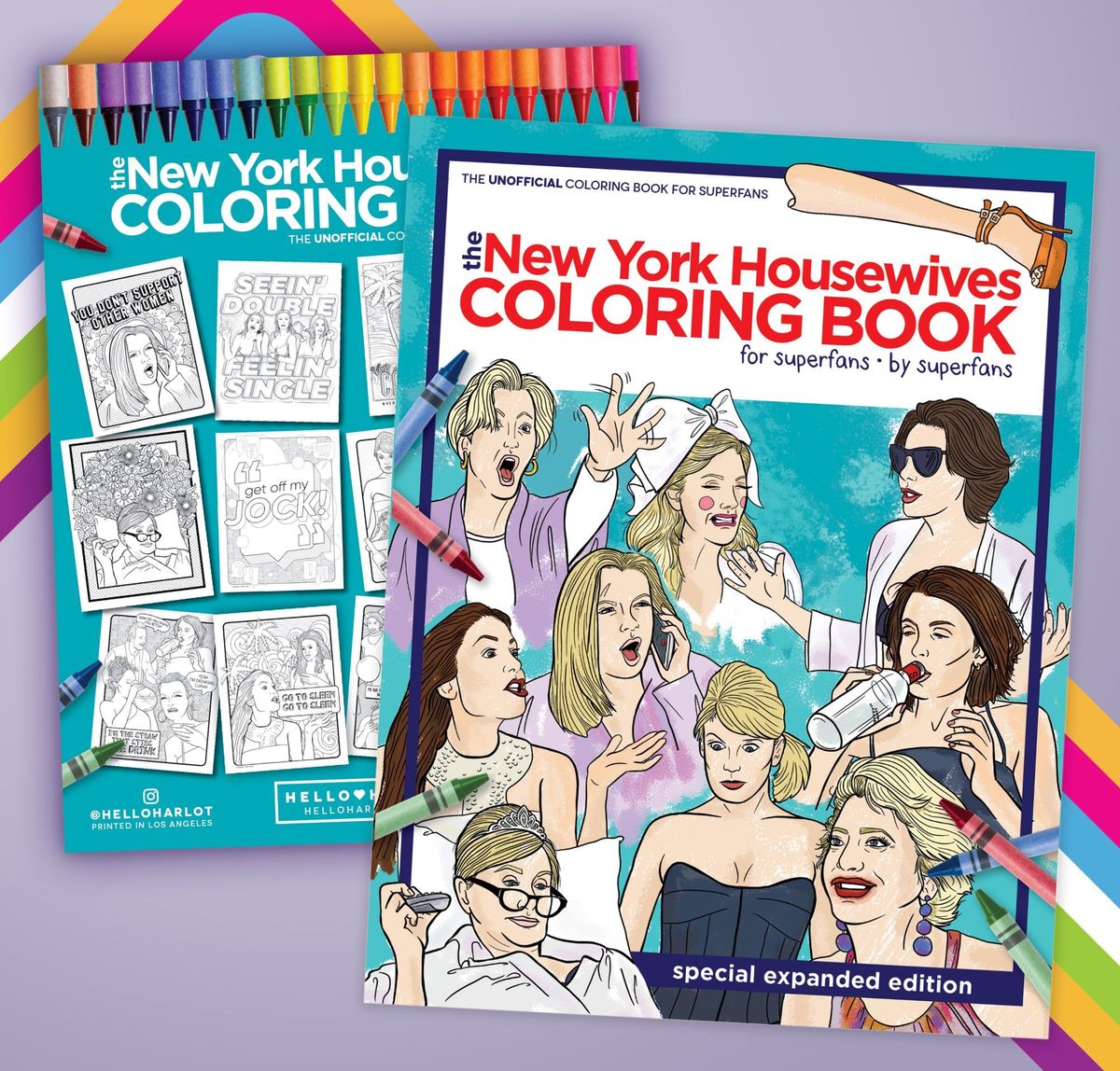 New York Housewives Coloring Book
