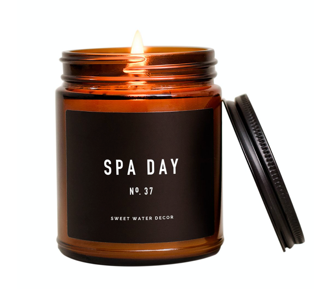Spa Day Soy Candle | Amber Jar