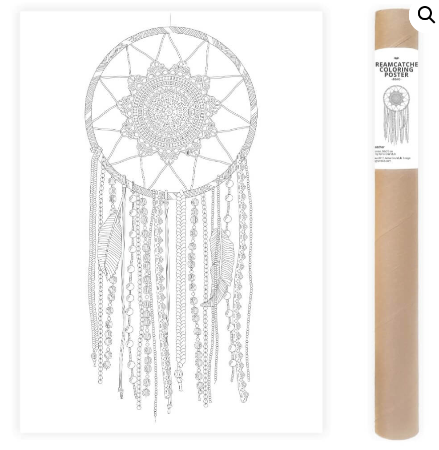 Dreamcatcher Coloring Poster