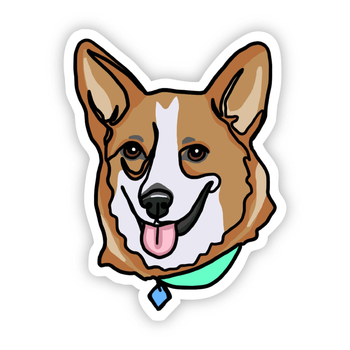 Corgi Dog Sticker