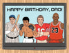 Sports TV Happy Birthday Dad Card