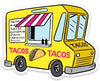 Taco Food Truck Die Cut Sticker