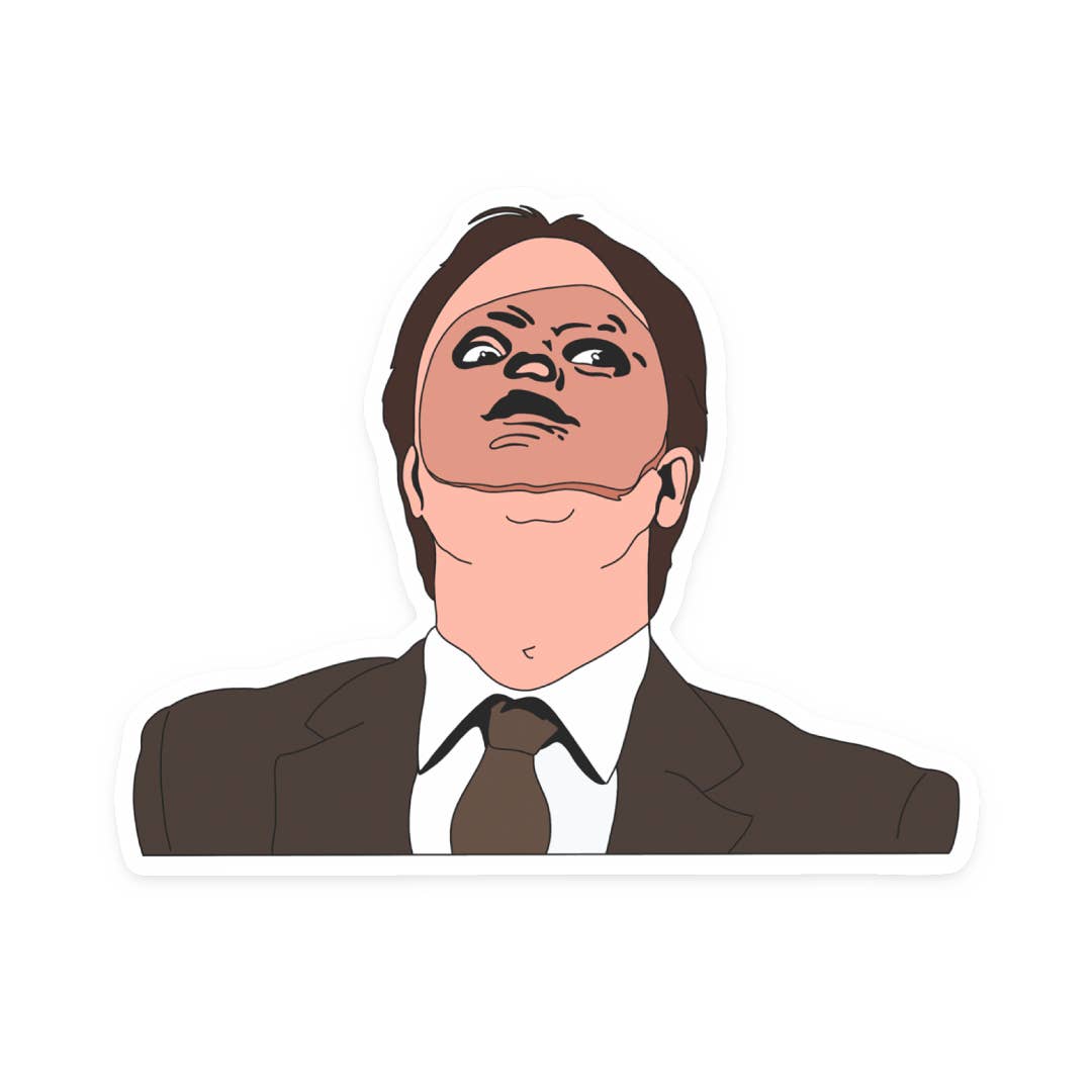 The Office - Dwight CPR Mask Sticker