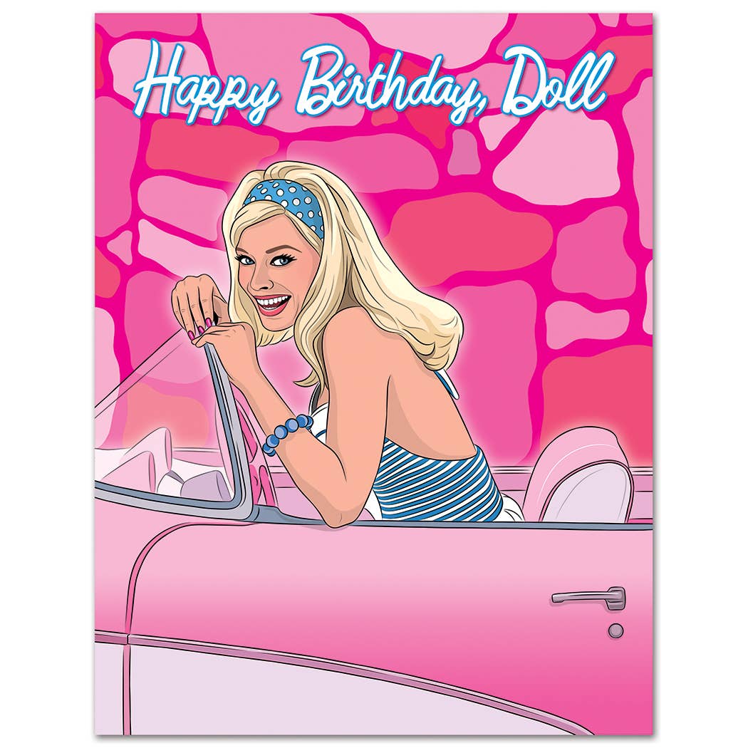 Margot Robbie Birthday Card