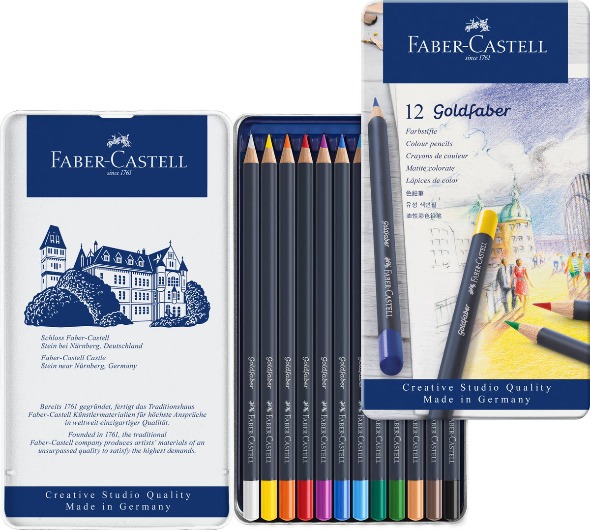 Goldfaber Color Pencils - Tin of 12