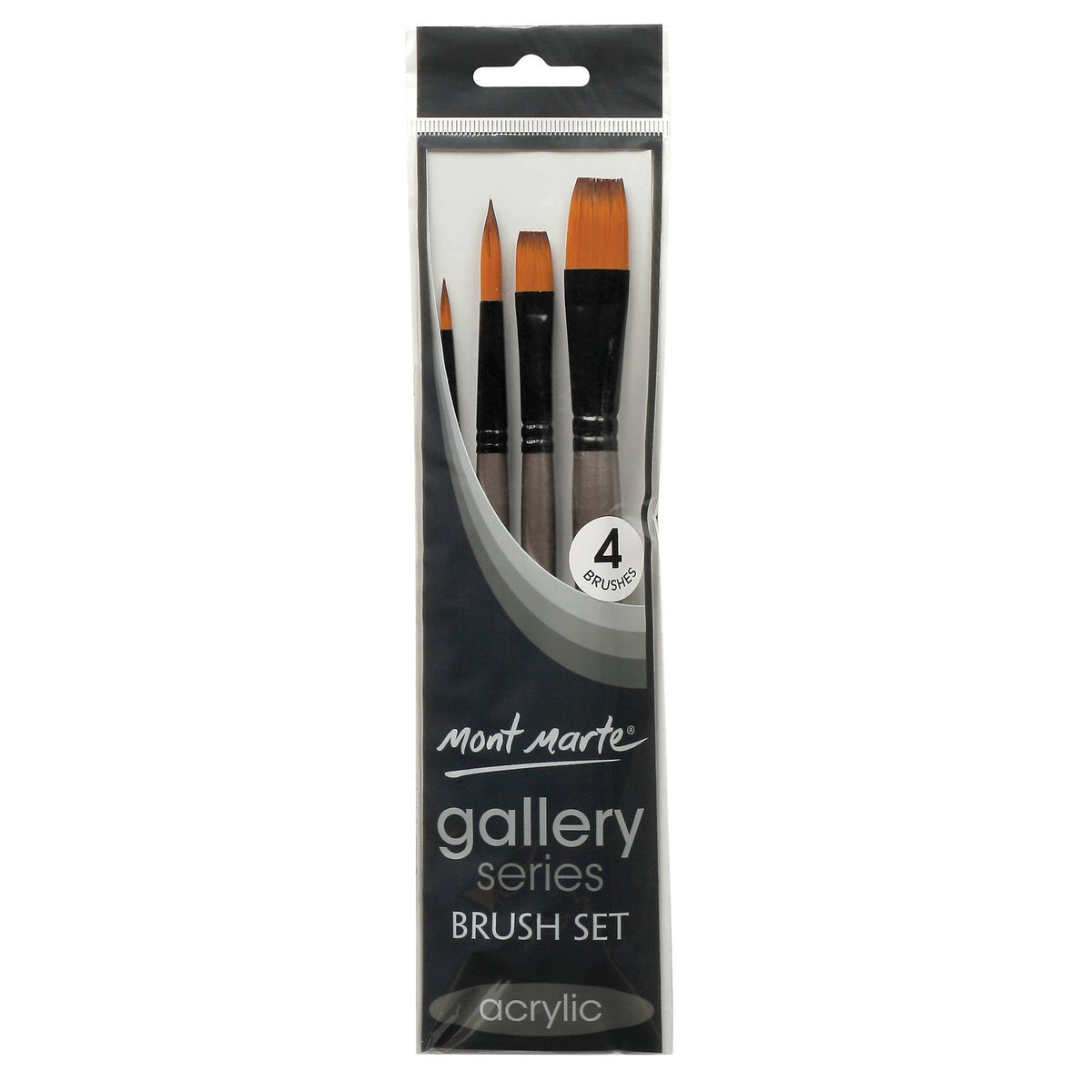 Gallery Series Brush Set Acrylic 4pc