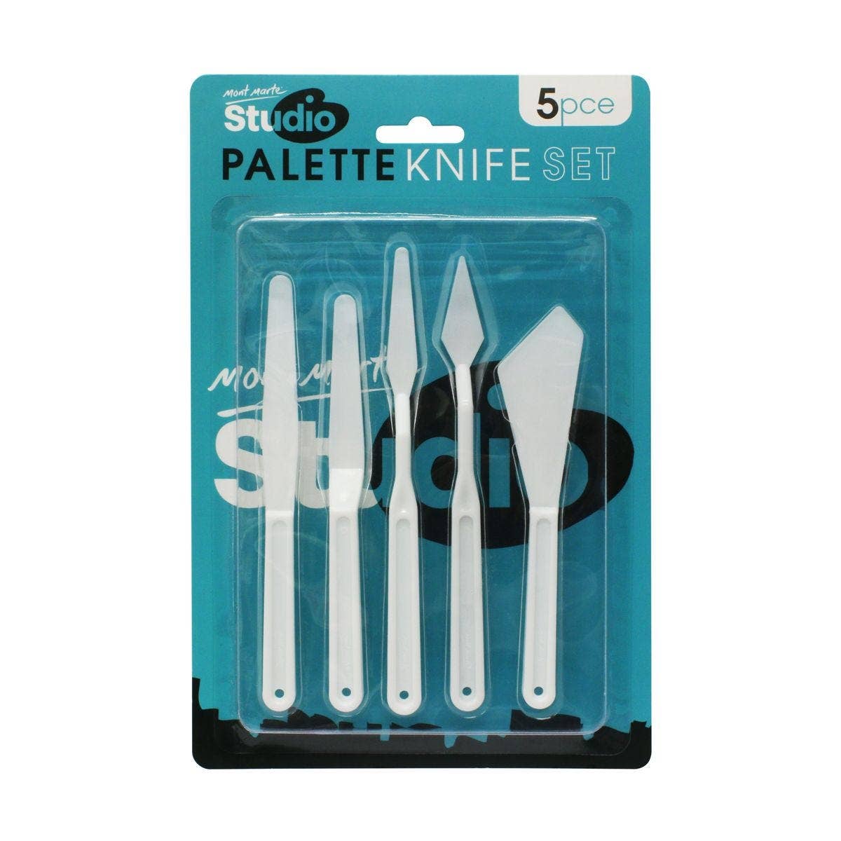 Studio Palette Knife Set 5pce - Plastic