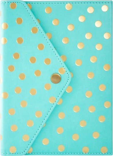 Fold-Over Polka Dot Journal