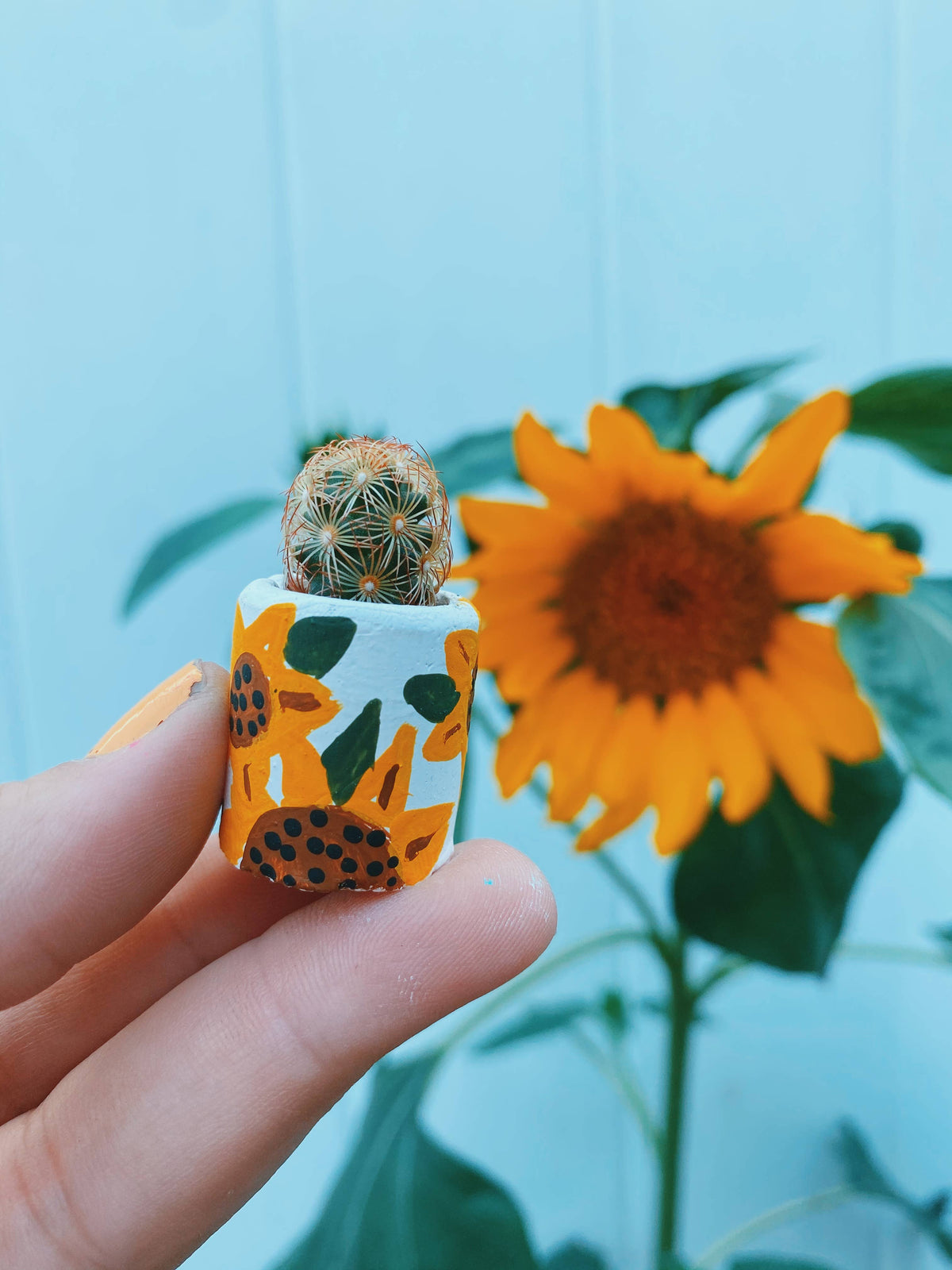 Sunflower Mini Planter