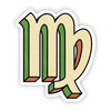 Virgo Symbol Zodiac Sticker