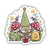 Gnome &amp; Frogs Sticker
