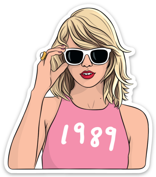 Taylor 1989 Die Cut Sticker