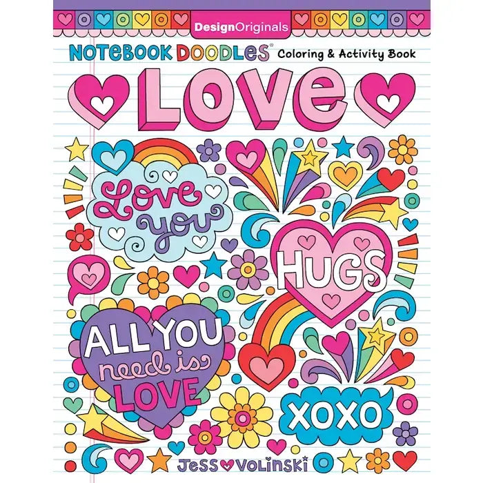 Love Notebook Doodles Coloring Book