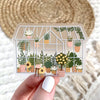 Clear Greenhouse Sticker, 2.8x2.2 in.