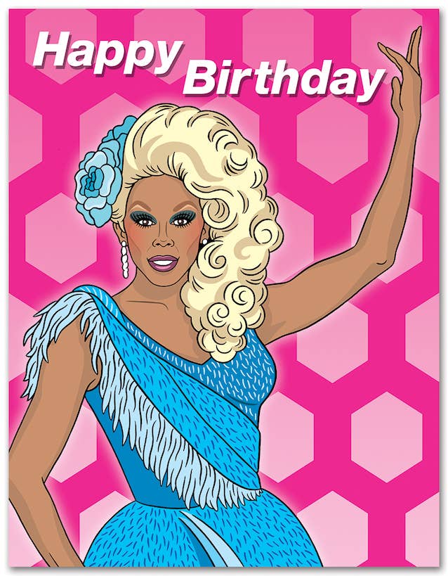 RuPaul Birthday Card