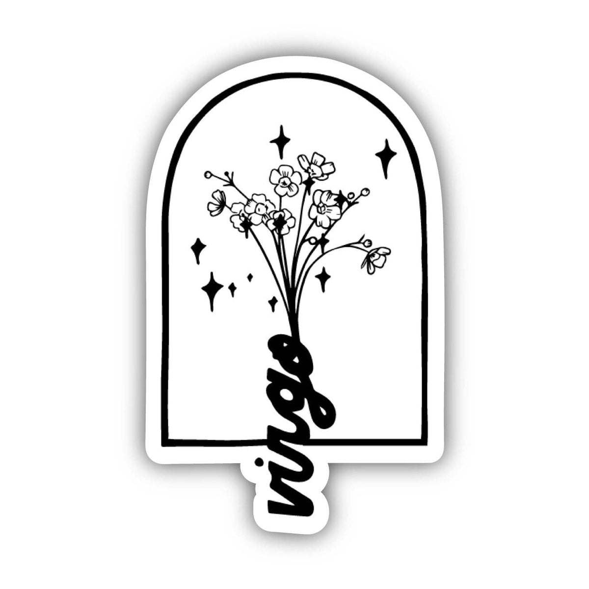 Virgo Buttercup Zodiac Sticker