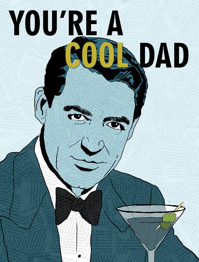 Cool Dad Cary Grant Card