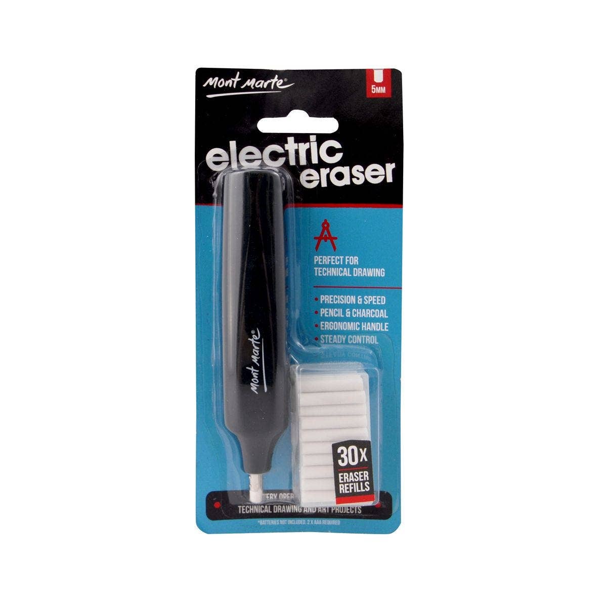 Electric Eraser with 30pce Erasers