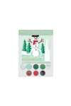 Snowman MINI Paint-by-Number Kit