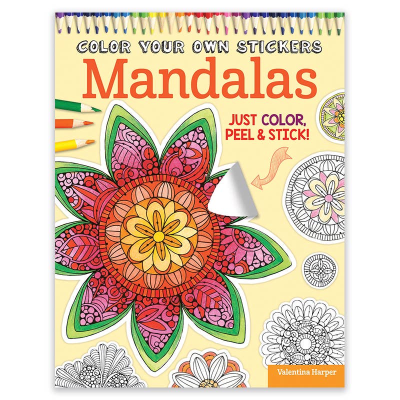 Mandala Coloring Stickers