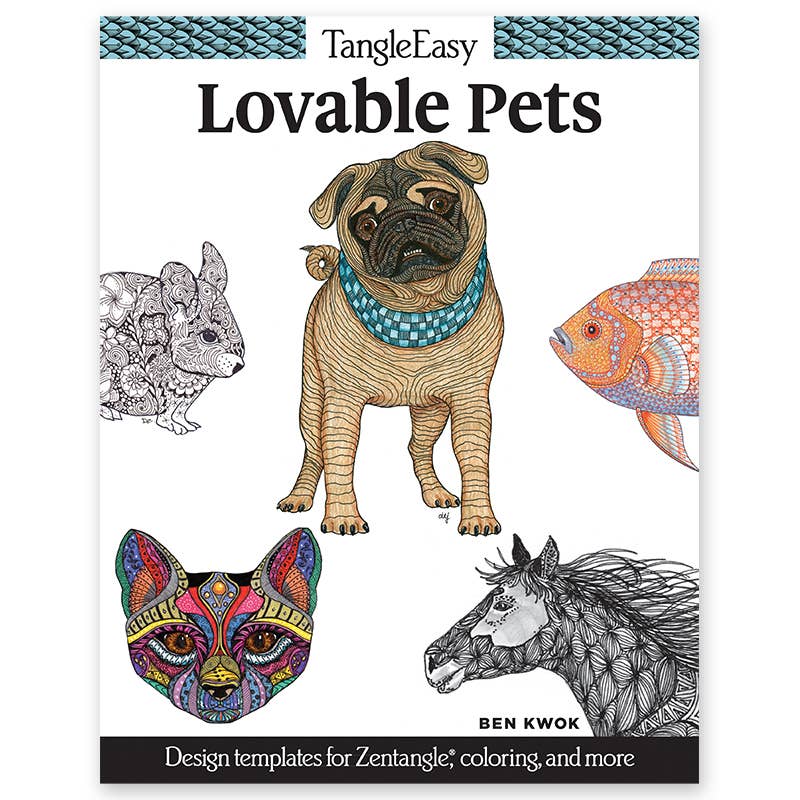 Lovable Pets Coloring Book