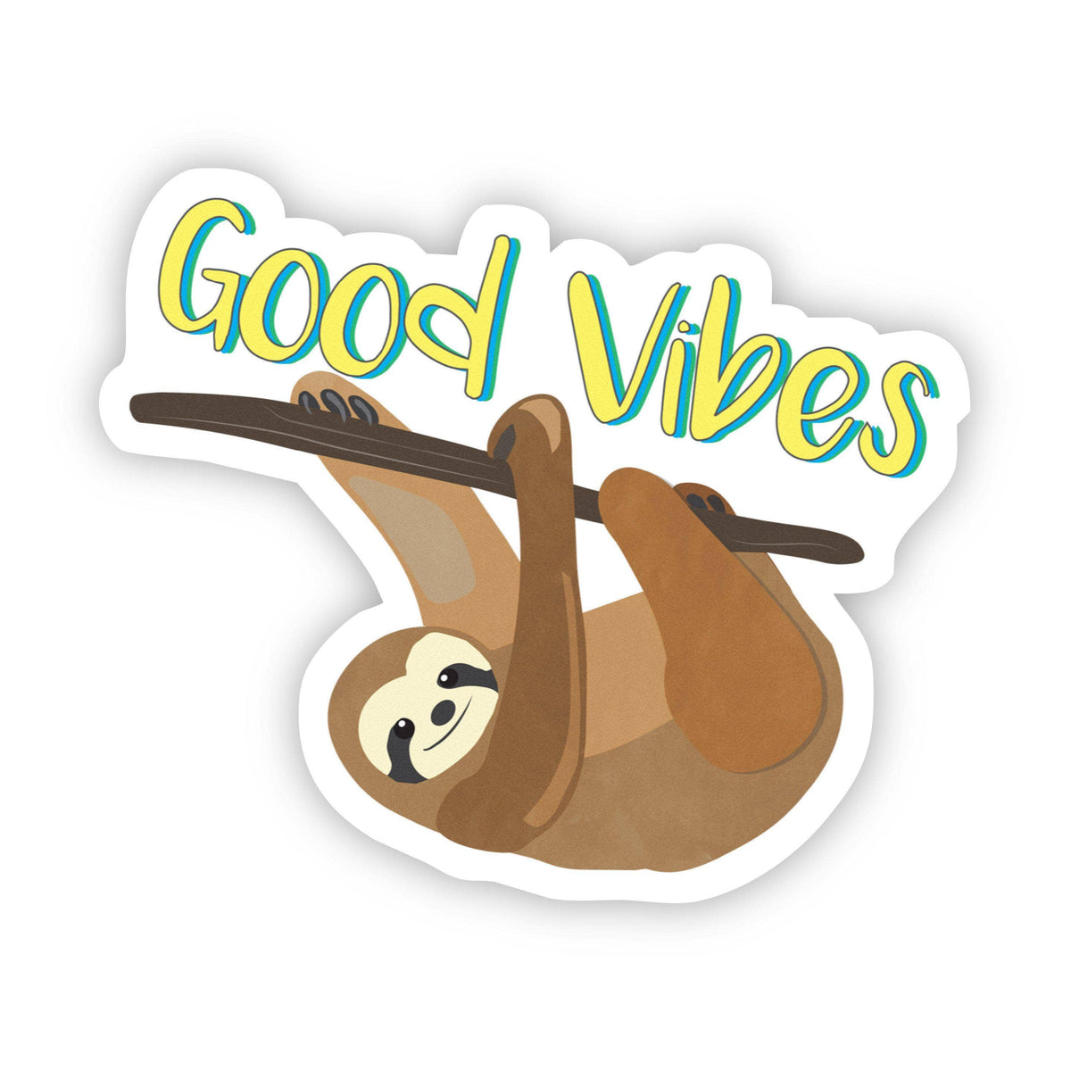 Good Vibes Sloth Sticker