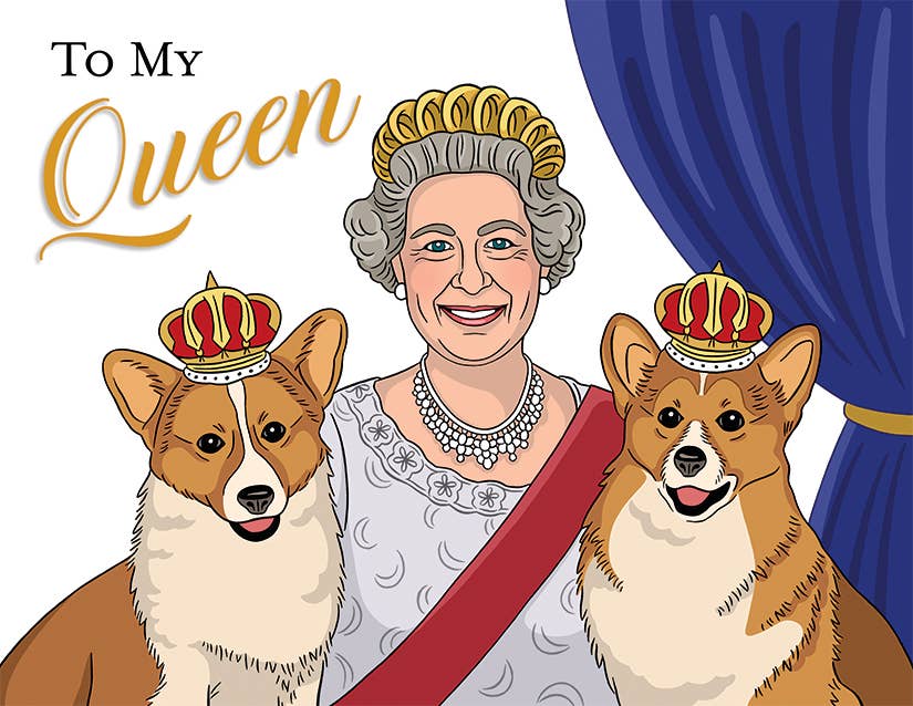 Queen of England Mother&#39;s Day Card