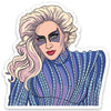 Lady Gaga Die Cut Sticker