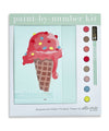 KIDS Bubble Gum Ice Cream Cone PBN Kit