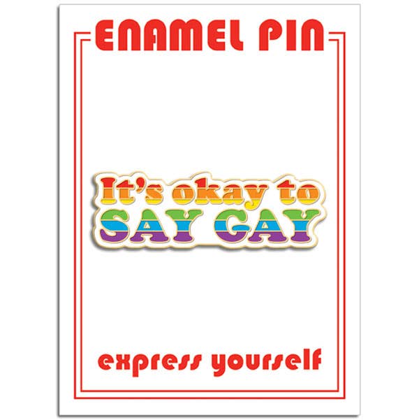 It&#39;s Okay to Say Gay Pin