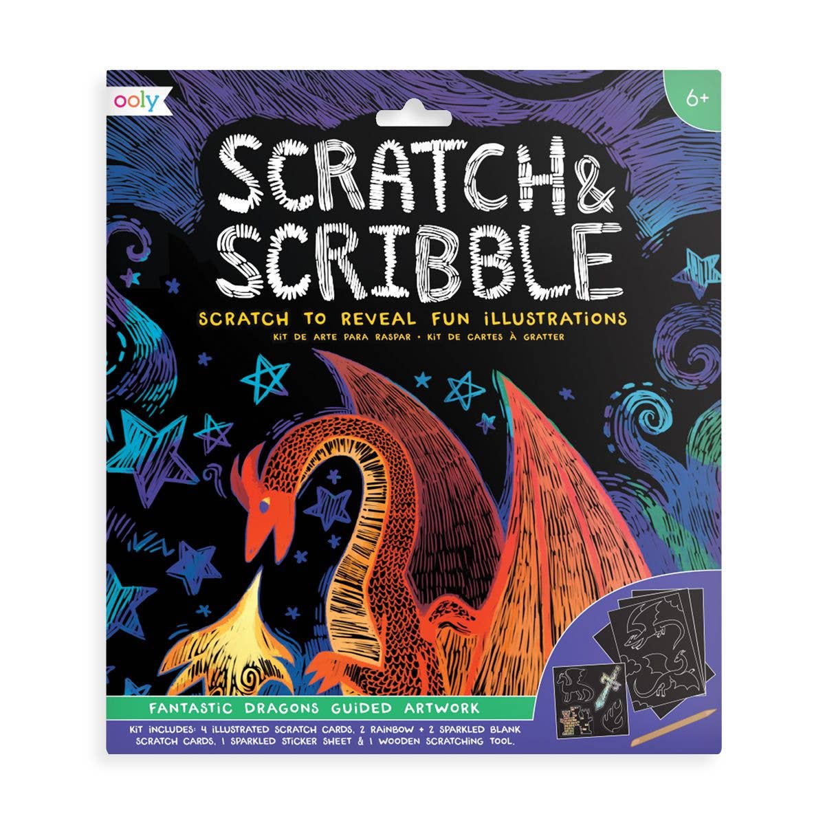 Scratch &amp; Scribble - Fantastic Dragons
