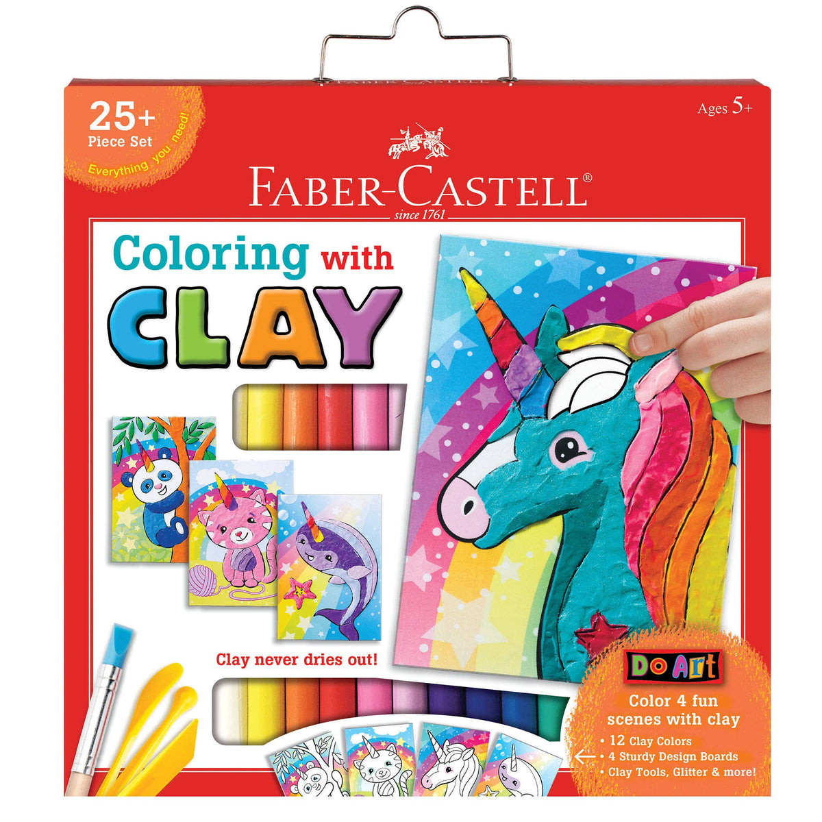 Coloring with Clay: Unicorn &amp; Friends