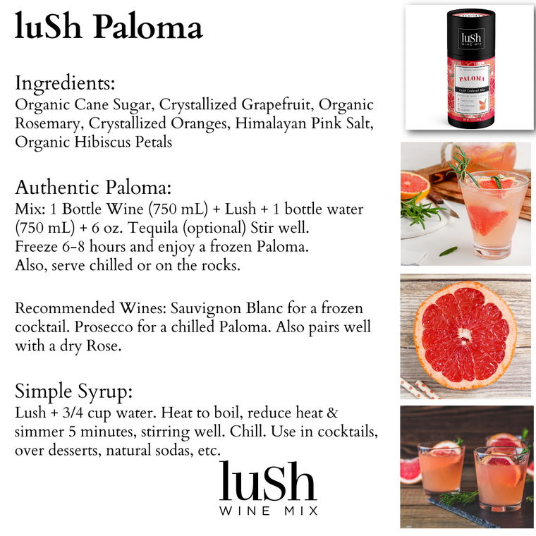 LUSH Wine Mix: Paloma Singles